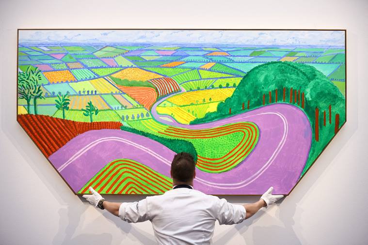 David Hockney, David Hockney Garrowby Hill 