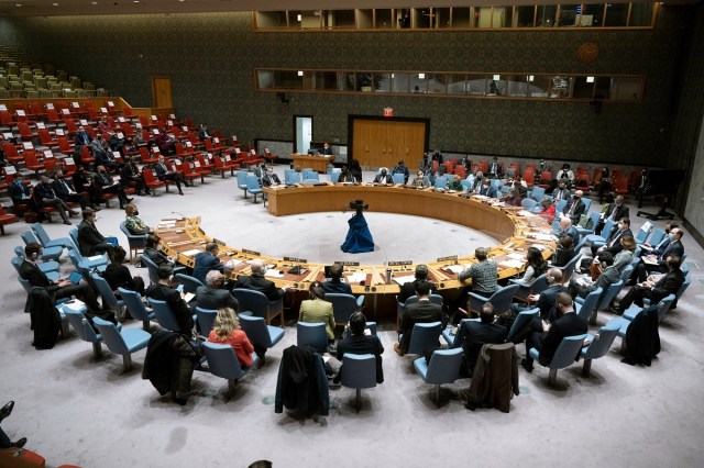 The UN Security Council meets for an emergency session on Ukraine. (File/AP)