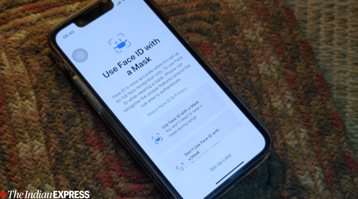 iphone xs face id with mask