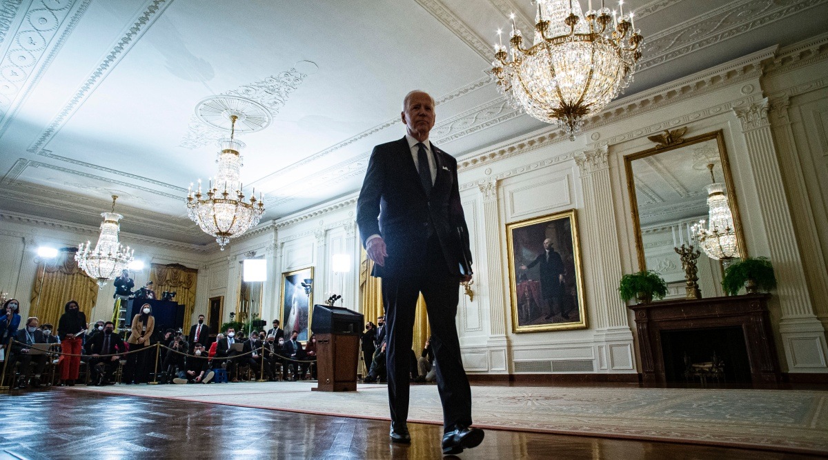 US President Joe Biden (Al Drago/The New York Times)