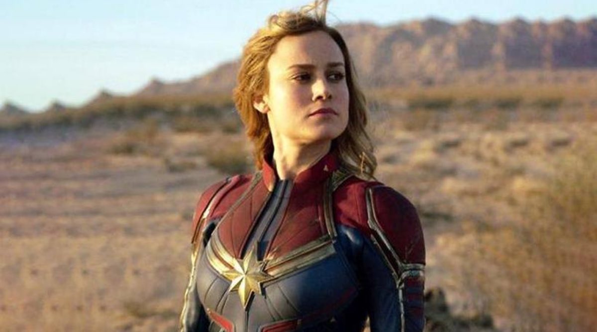 Brie Larson wraps up Captain Marvel 2, shares photo from sets: 'See you in a year, Carol' | Entertainment News,The Indian Express