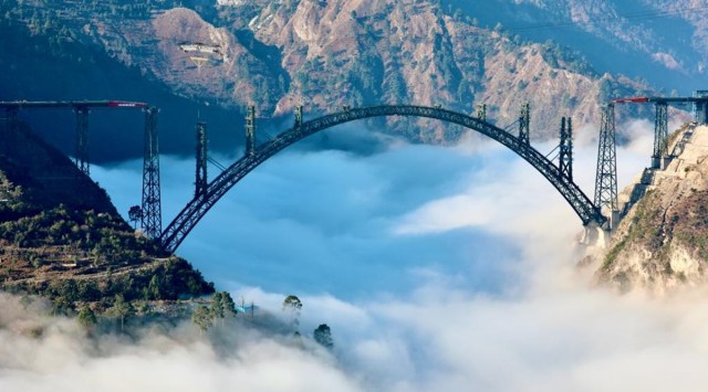 Check out these breathtaking images of Chenab bridge, the world’s ...