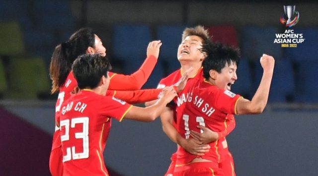 As the epic match ended 2-2 after extra time, China prevailed 4-3 in the dramatic penalty shoot-out to remain on course for a record extending ninth title in the continental showpiece. (Twitter/WAC 2022)
