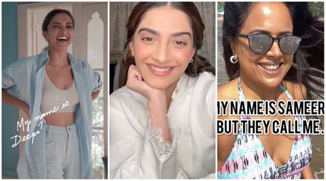 Deepika Padukone, Shilpa Shetty, Sonam Kapoor 'That’s Not My Name' reels