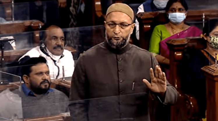AIMIM chief Asaduddin Owaisi. (Sansad TV)