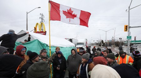 Canada truckers protests Ontario