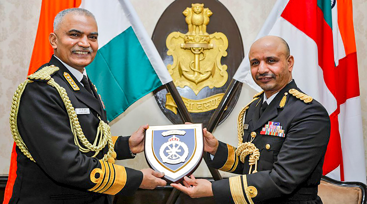 India Oman navy
