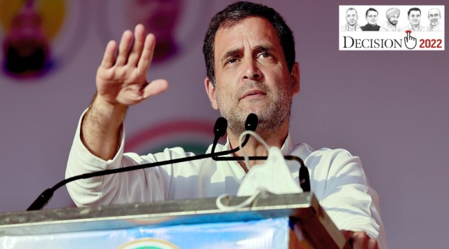 Rahul Gandhi, Congress, AAP, Arvind Kejriwal, Gurinder Singh, Khalistan, Amarinder Singh, Charanjit Singh Channi, Narendra Modi, Punjab, Punjab latest news, Punjab assembly elections, Punjab polls 2022, Punjab Congress, indian express