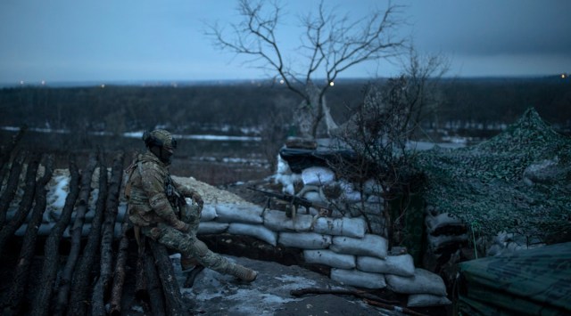 France, Ukrain,e Emmanuel Macron, Nato, European war, world news, Indian express