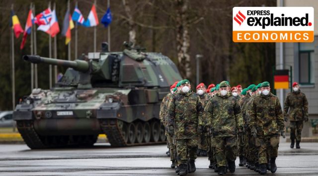 Germany is sending additional troops to Lithuania in response to Russia's military build-up on the border with Ukraine and the worsening security situation in the Baltic states. (AP Photo)