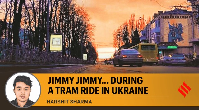 Shot by the author, this is the route he took to his hostel.
