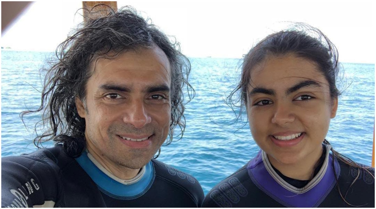 Imtiaz Ali with daughter filmmaker Ida Ali