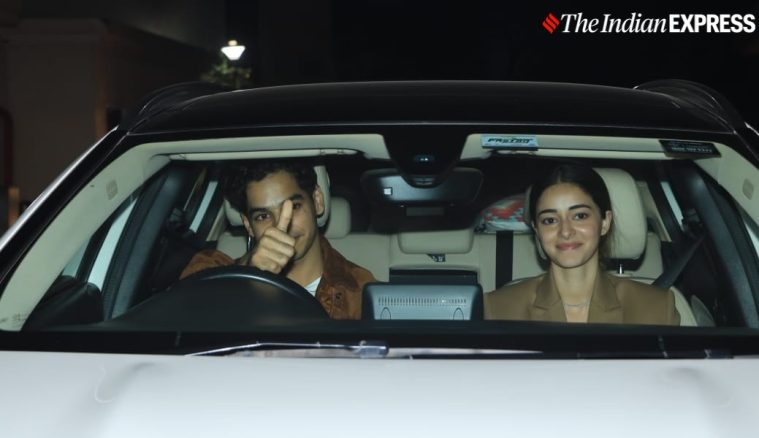 Ishaan Khatter- Ananya Panday- gangubai screening(1)