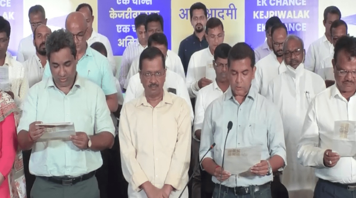 Kejriwal said it was the nature of Goa’s politics that had necessitated the affidavits. (Twitter/@ArvindKejriwal)