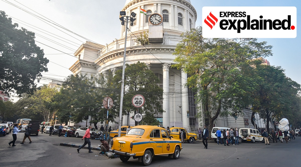 The view of a General Post Office in Kolkata, Tuesday, Feb. 1, 2022. (PTI Photo/Swapan Mahapatra)