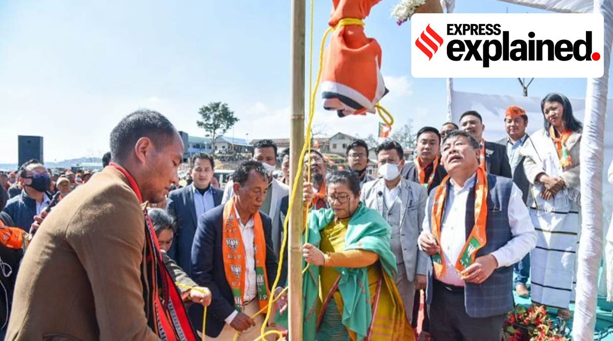 Explained Manipur’s tradition of flaghoisting by candidates