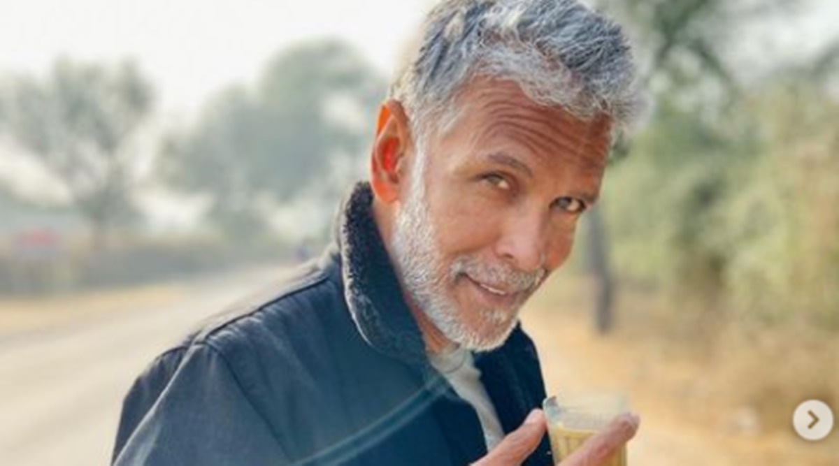 Milind Soman, Milind Soman fitness, Milind Soman pull-ups, Milind Soman fitness motivation, celeb fitness, indian express news