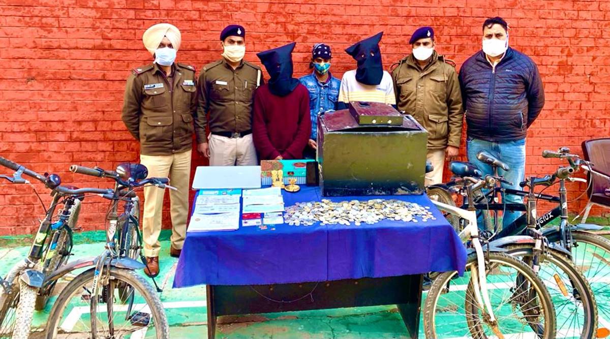 Chandigarh, Chandigarh latest news, Chandigarh burglary, four arrested in Chandigarh, Chandigarh Police, indian express