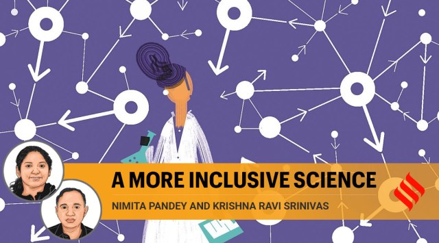 Historically, academies have been male bastions with the significant exclusion of women scientists, irrespective of their contributions and work. (Illustration by: C R Sasikumar)