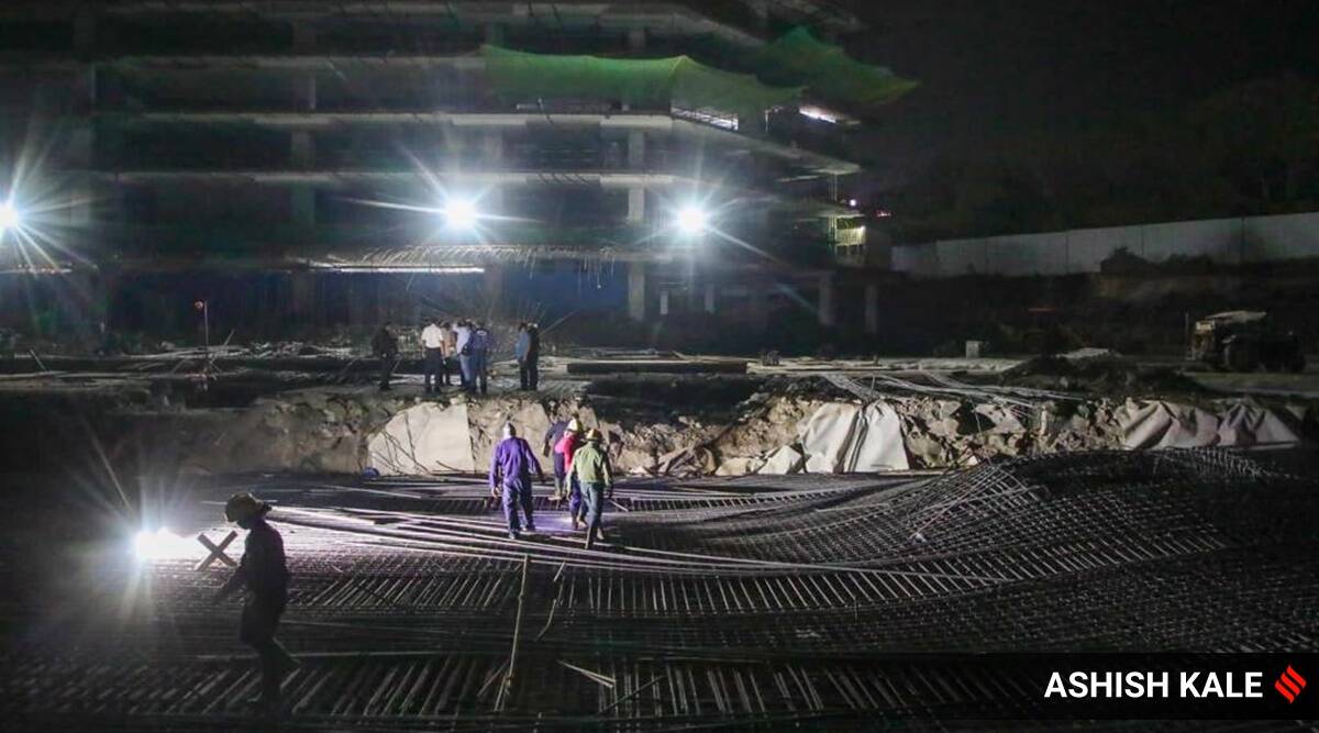 Pune building collapse, pune police, police commissioner, Amitabh Gupta, Bihar, section 304, Bluegrass Business Park, Sassoon hospital, Pune news, latest pune news