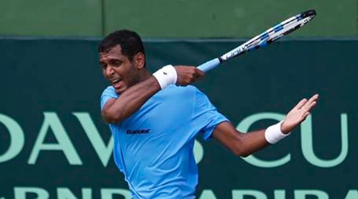 Ramkumar loses second singles Indian team stares at defeat in Davis