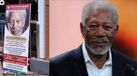 Morgan Freeman, Morgan Freeman ad, Vadakara hospital, skin care , indian express