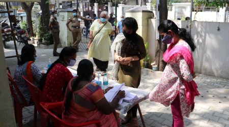 TN urban body polls, TN repolling, Chennai news, Tamil Nadu Election Commission, TN polls underway, Indian express