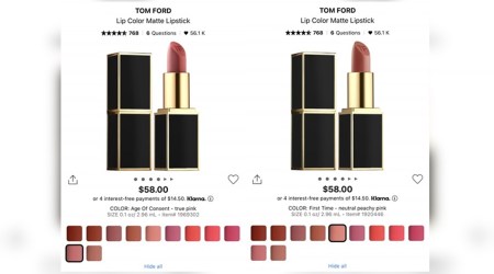 Tom Ford, Tom Ford Beauty, Tom Ford lipstick shade names, Tom Ford beauty controversy, Tom Ford lipstick controversy, indian express news