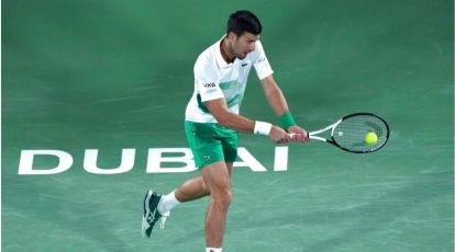 Novak Djokovic wins first match of 2022 at Dubai Tennis Championships