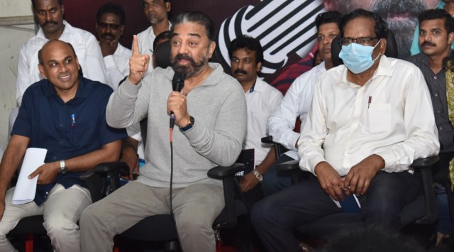 Actor and Makkal Needhi Maiam (MNM) leader Kamal Haasan.