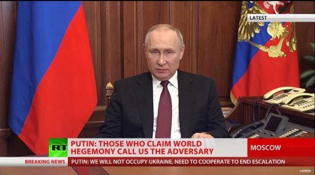 Russian President Vladimir Putin (Source: RT TV/ Youtube)