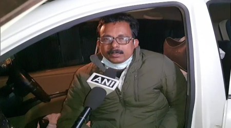 Debnath, who has been a journalist for 15 years, said Monday he saw two policemen on a motorcycle without helmets. 