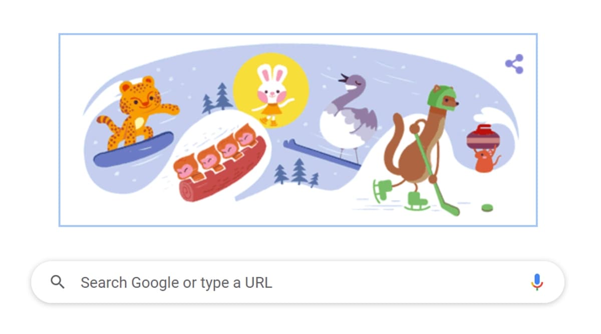 Doodle Snow Games - Day 10 Doodle - Google Doodles