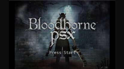 Bloodborne Video Game Poster Title 