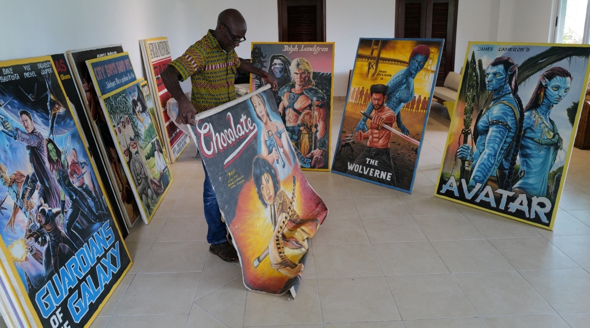 With Cinemas Closed, Ghana’s Hand-painted Movie Posters Find Homes ...