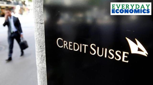 The logo of Swiss bank Credit Suisse is seen at a branch office in Zurich, Switzerland July 28, 2016. (Reuters Photo/File) 