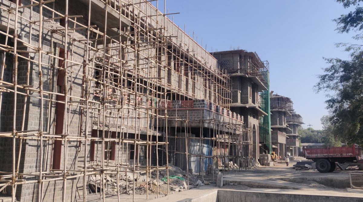 The facility is expected to open by May. (Express Photo: Yogesh Naik)