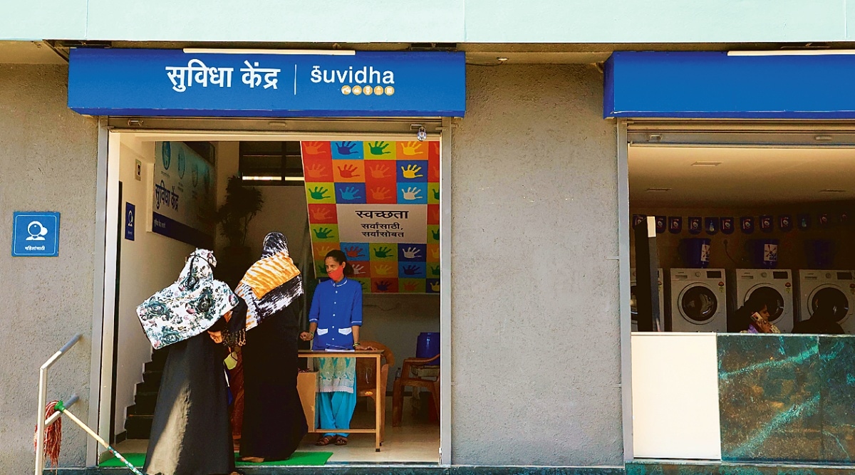 Dharavi, Dharavi news, Dharavi Mumbai, Dharavi public toilet, public toilet, Mumbai news, Mumbai city news, Mumbai, Maharashtra, Maharashtra government, India news, Indian Express News Service, Express News Service, Express News, Indian Express India News