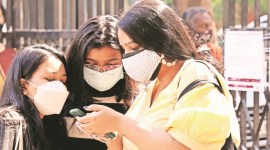 Delhi university reopens, DU reopens, Delhi university, university news, varsity news, education news, Delhi news, Covid, Covid-19, pandemic, online classes, offline classes, Miranda House, Shri Ram College of Commerce, St Stephen's College