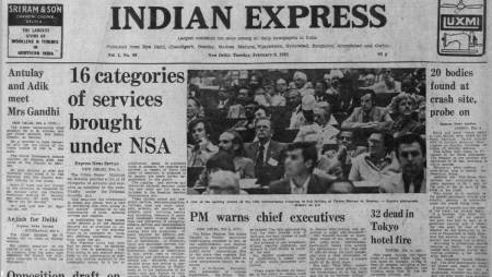 National Security Act, Supreme Court, India, India 1982, indian express 40 years ago, Jagjit Singh Chauhan, Khalistan, Assam, indian express