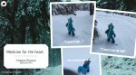 girl snowboarding self talk, child snowboaring motivational talk, dad micd daughter snowboarding session, viral videos, indian express