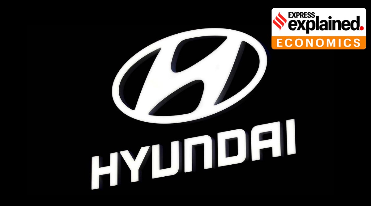 A Hyundai booth displays the company logo at the North American International Auto Show in Detroit, Michigan, US. (Reuters Photo/File)