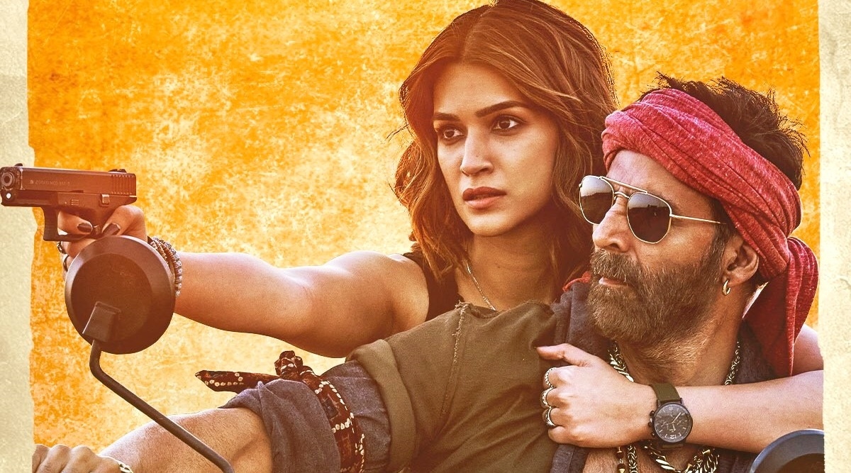 bachchhan paandey akshay kriti poster