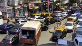 Mumbai traffic jam, South Mumbai, Congress protests, Mumbai congress protests, Mumbai news, Indian express
