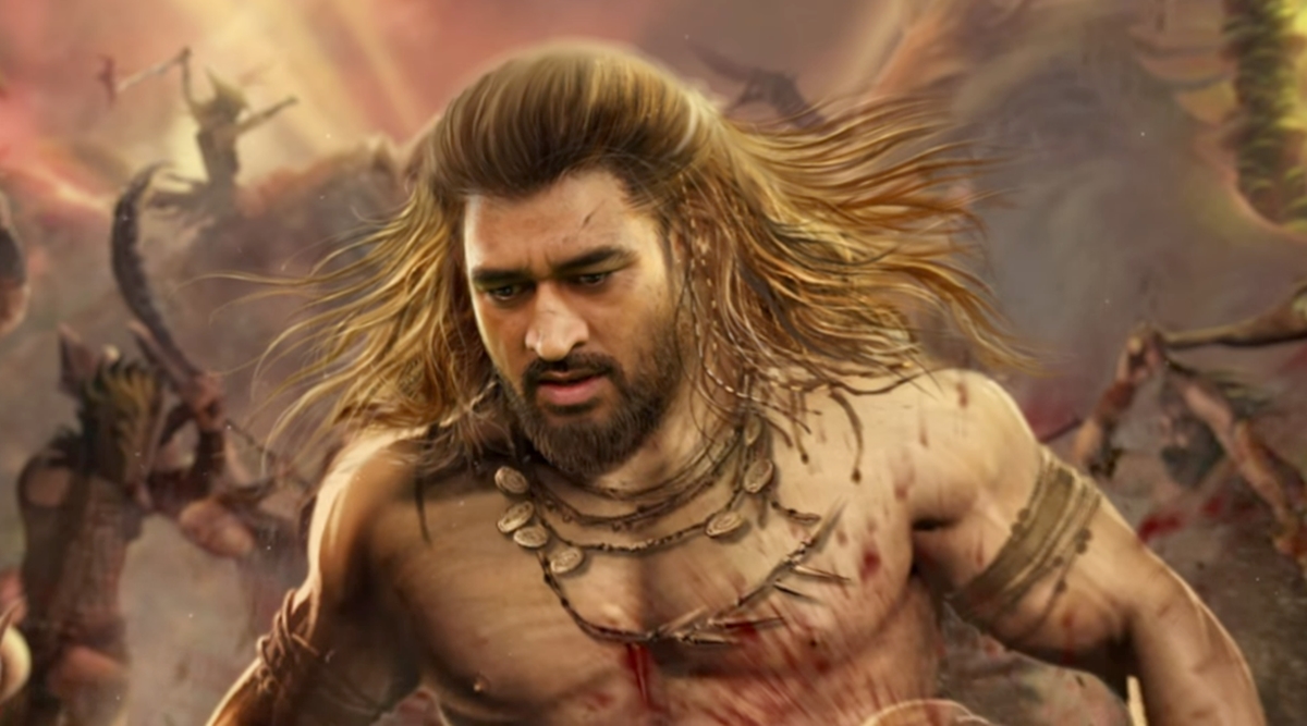 MS Dhoni's first look as Atharva in mythological sci-fi series revealed,  watch video | Entertainment News,The Indian Express