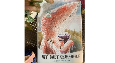 A copy of the picture book "My Baby Crocodile" (Source: Richa Jha)