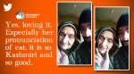 Old Kashmiri woman learns English, old Kashmiri woman speaks English, old woman learns English, Indian Express
