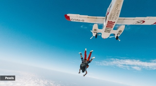 skydiving