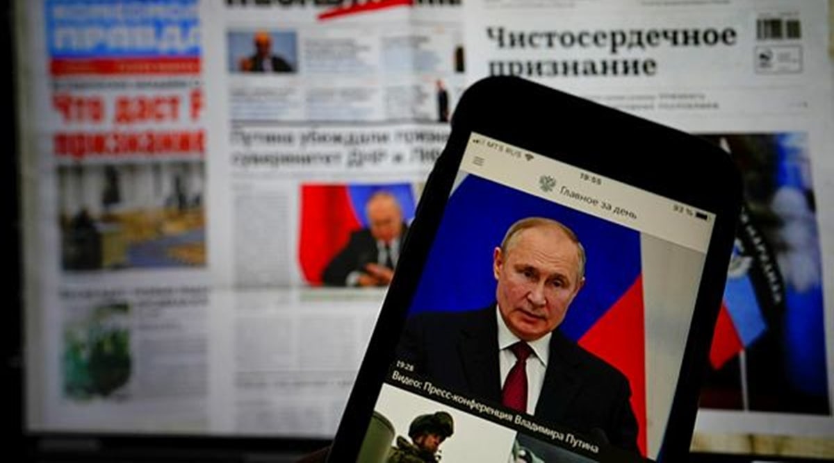 Russia state TV paints Moscow as saviour of eastern Ukraine