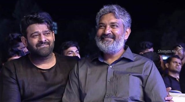 SS Rajamouli comes to the rescue as Prabhas gets mobbed. Watch video ...